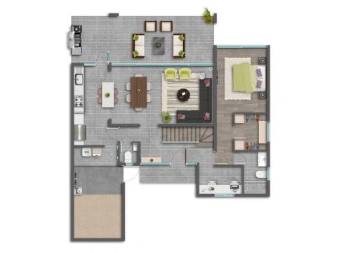 Render Modelo B — Las Loicas