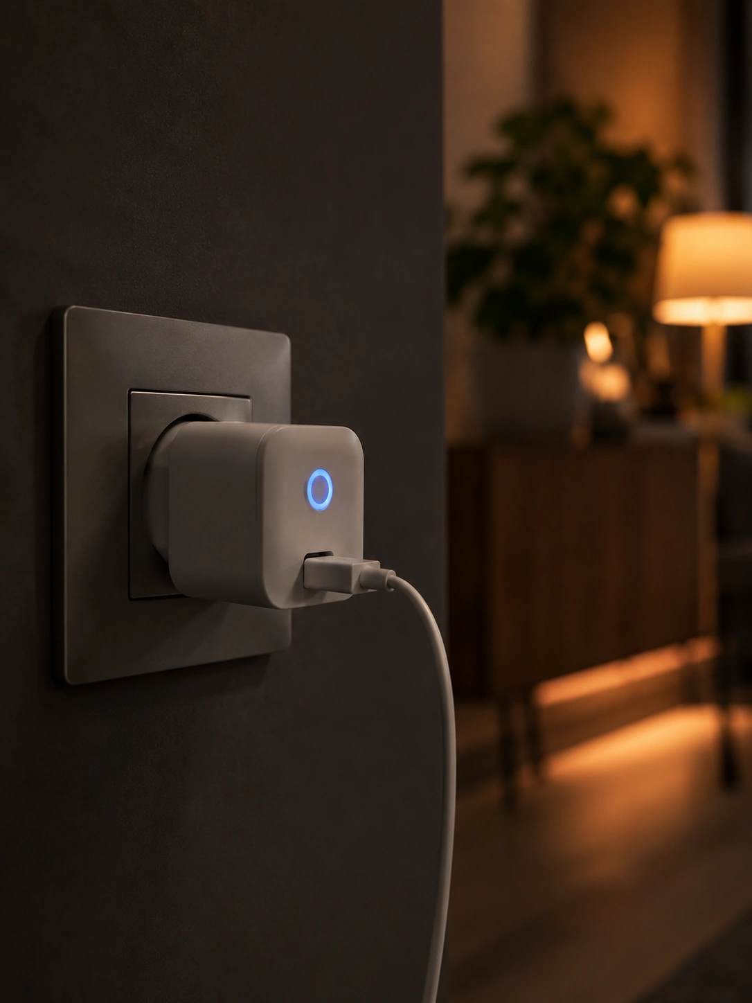 Enchufe inteligente Wall Plug para medir consumo energético