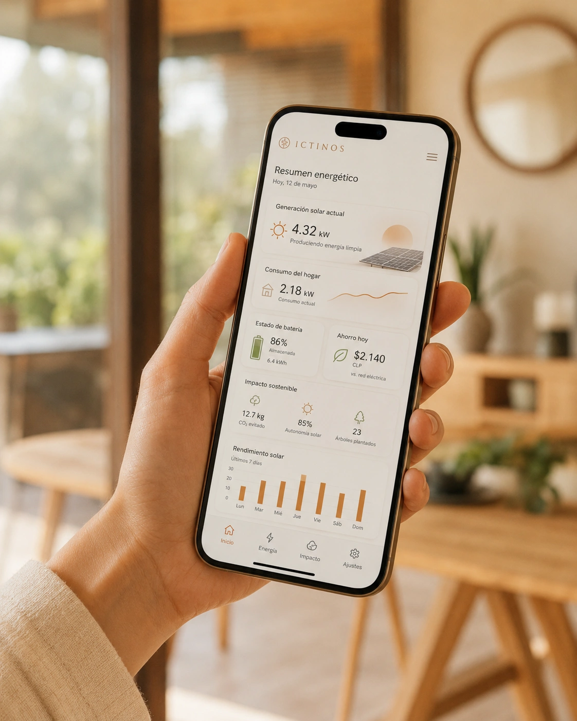 Domótica Ictinos Smart — Eficiencia energética con Wall Plug inteligente