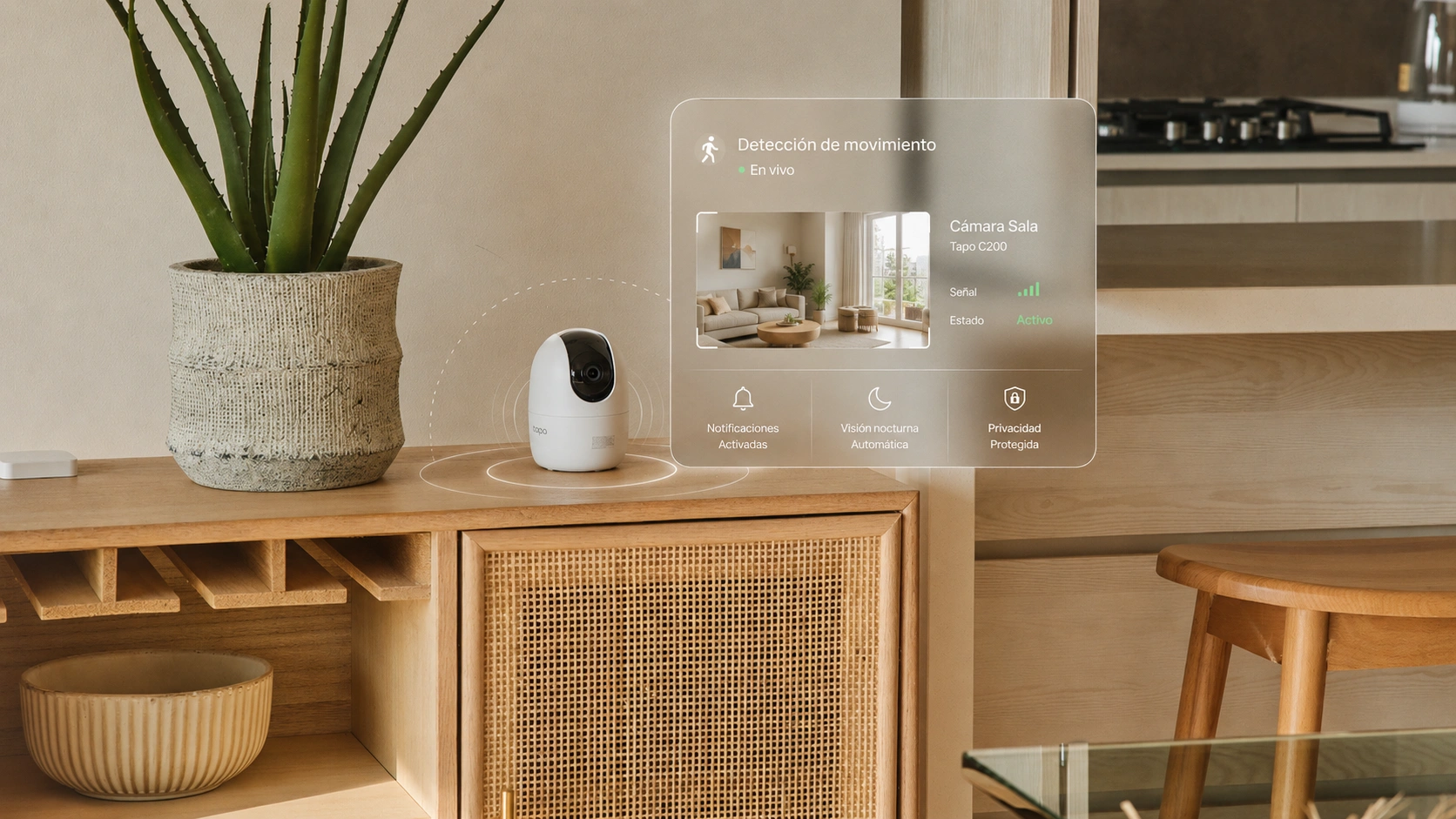 Domótica Ictinos Smart — Seguridad con sensores de movimiento, humo y fugas